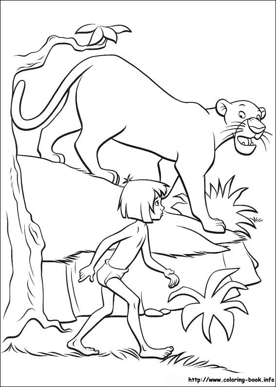 Jungle Book coloring picture